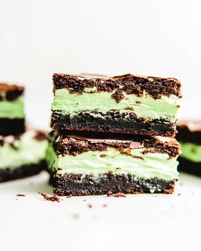 Homemade Absolute Best Mint Brownies photo