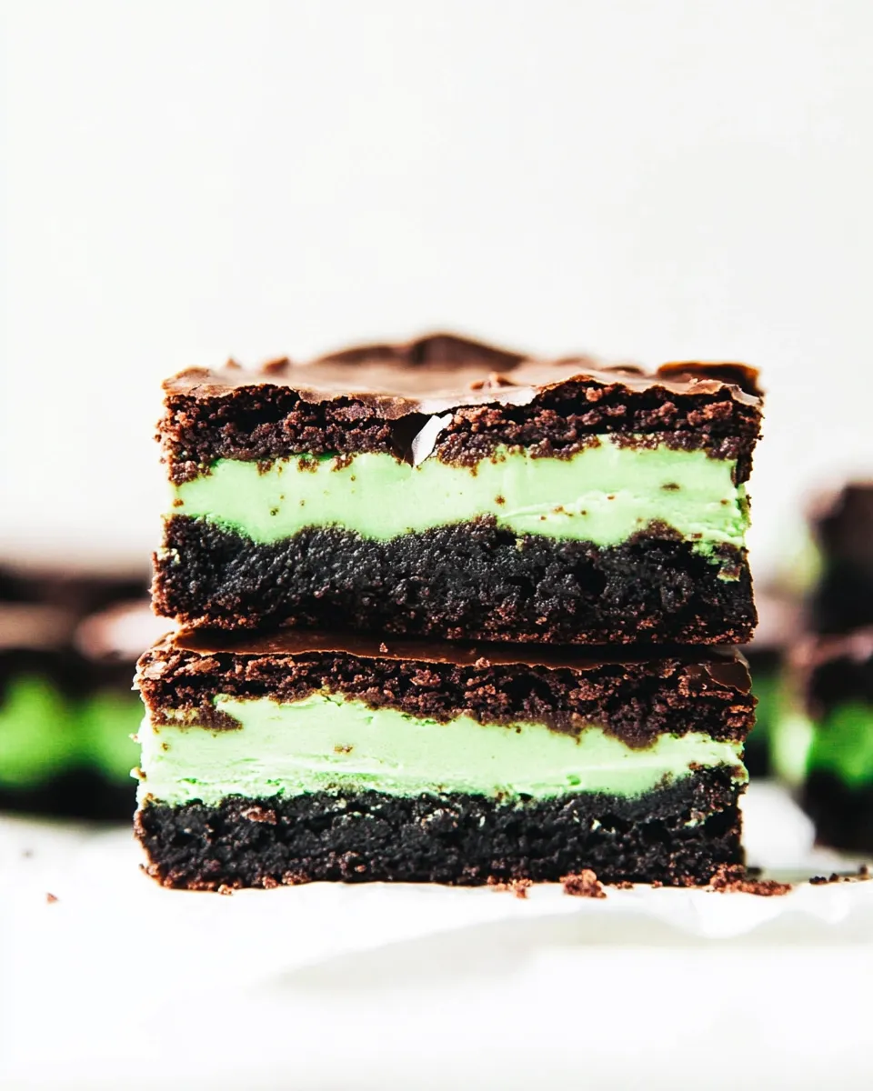 Easy Absolute Best Mint Brownies recipe photo