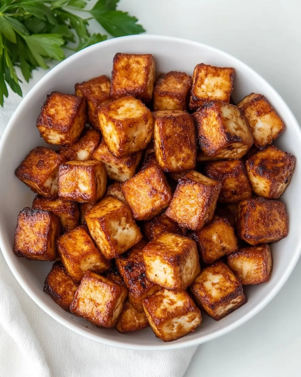 Homemade Air-Fryer Tofu photo