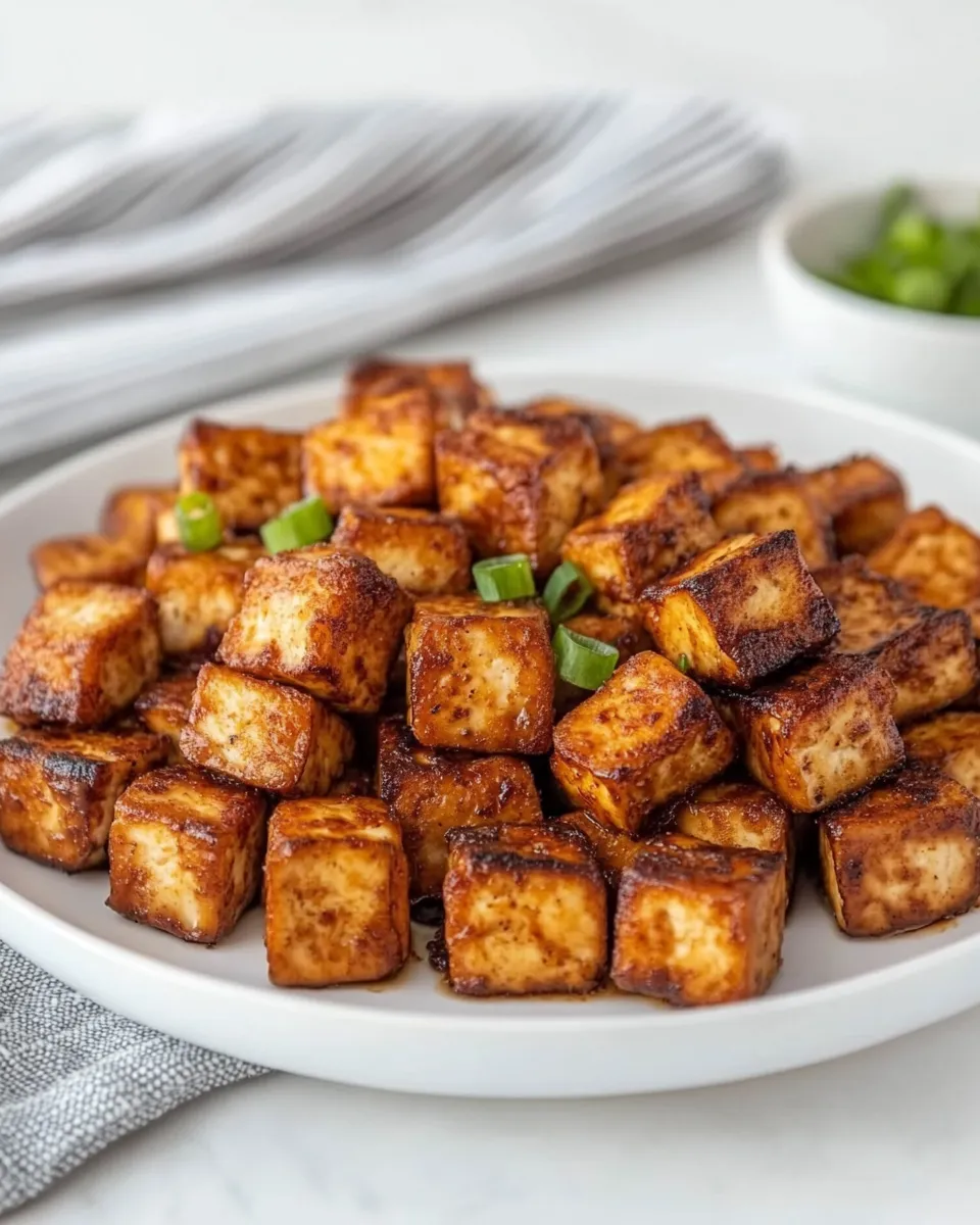 Delicious Air-Fryer Tofu shot