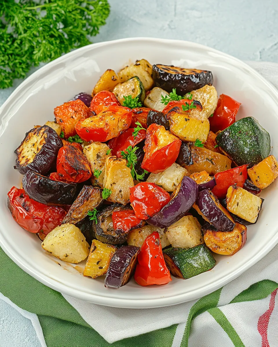 Homemade Air-Fryer Vegetables photo