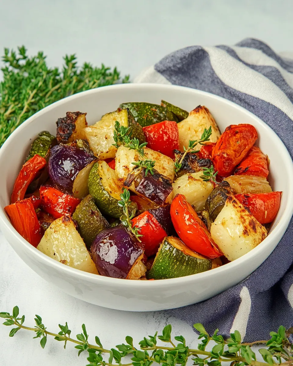 Delicious Air-Fryer Vegetables shot