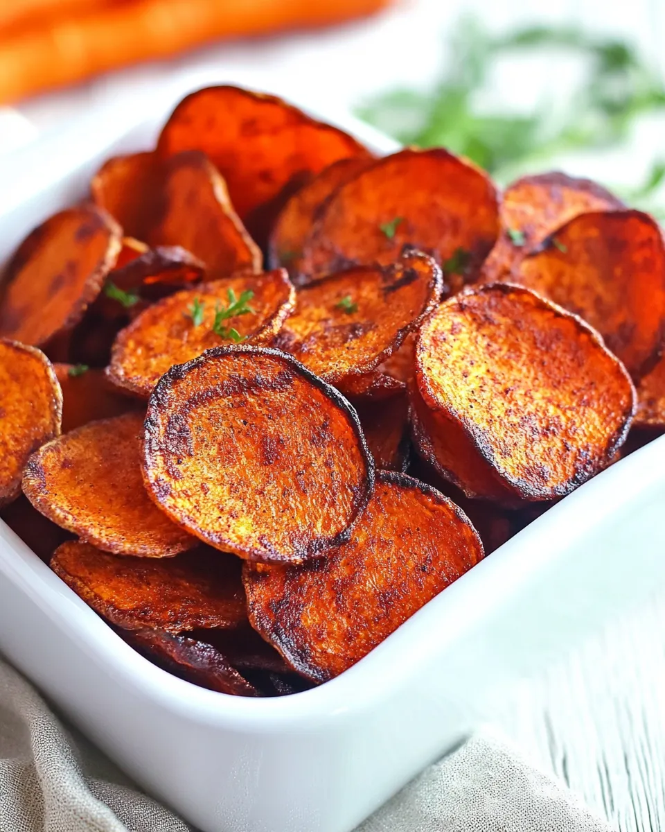 Homemade Air Fryer Carrot Chips photo