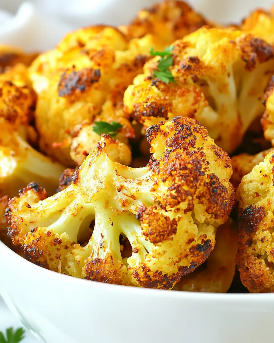 Delicious Air Fryer Cauliflower Recipe shot