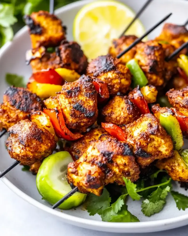 Delicious Air Fryer Chicken Shawarma Skewers photo