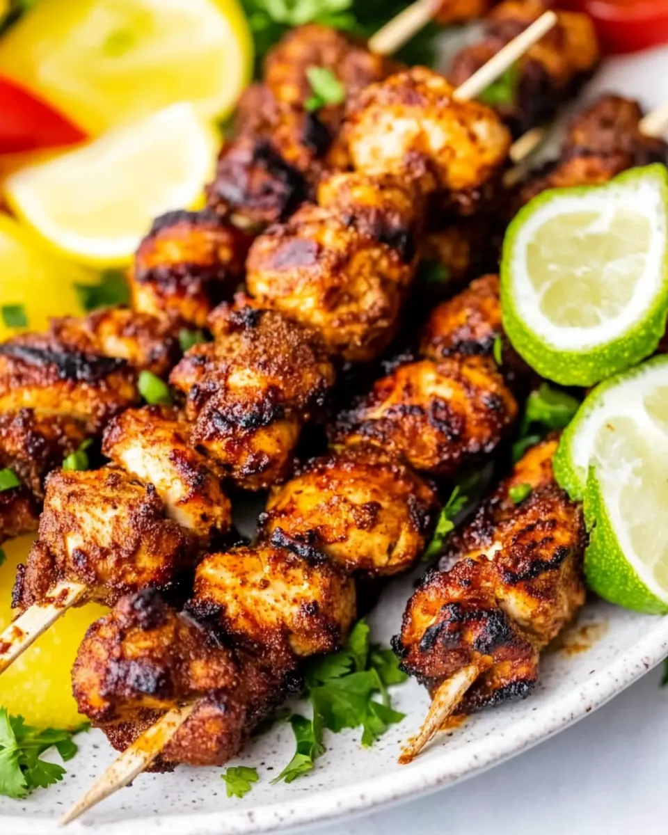 Easy Air Fryer Chicken Shawarma Skewers picture