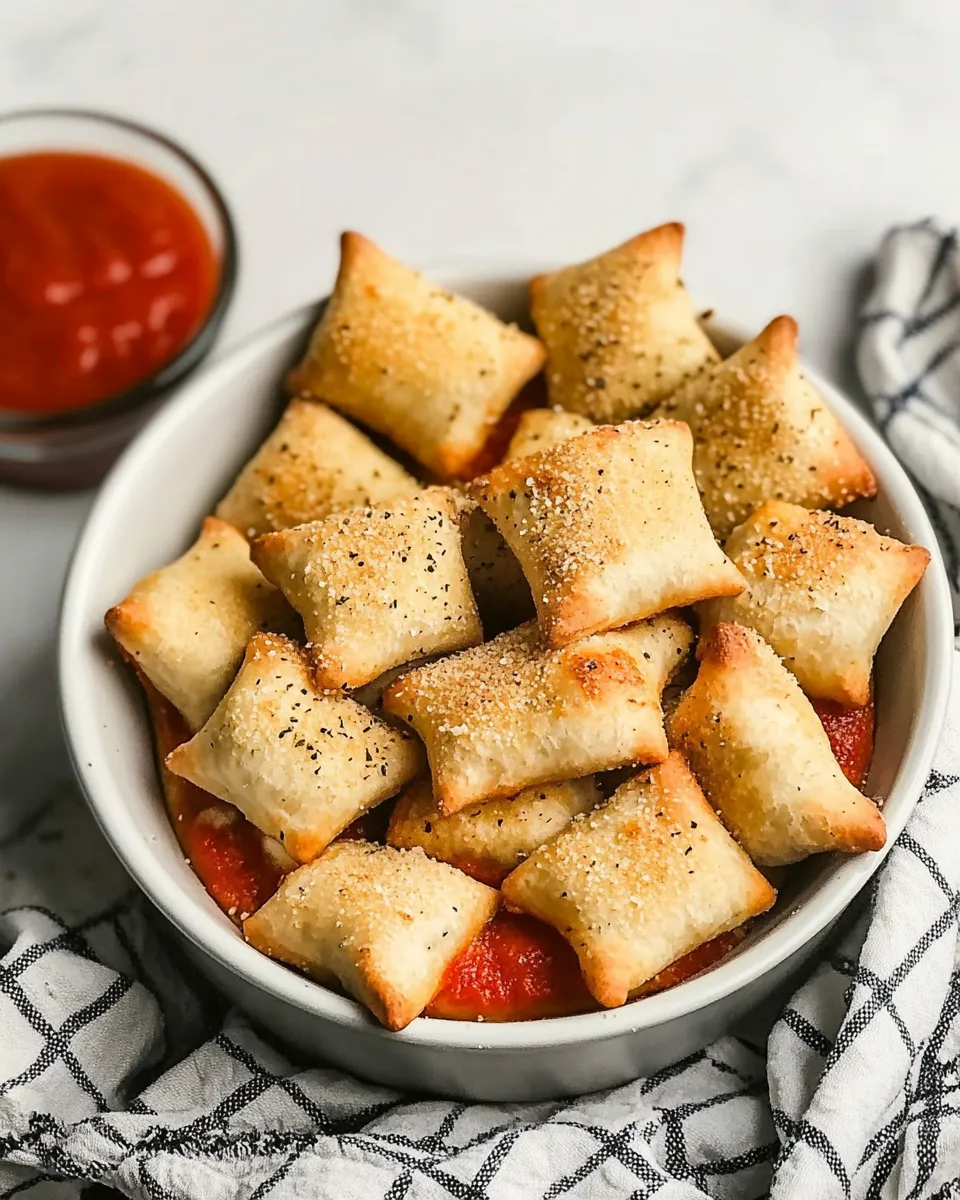 Easy Air Fryer Frozen Pizza Rolls recipe photo