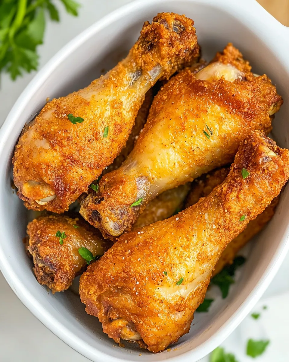 Delicious Air Fryer Garlic Parmesan Drumsticks photo
