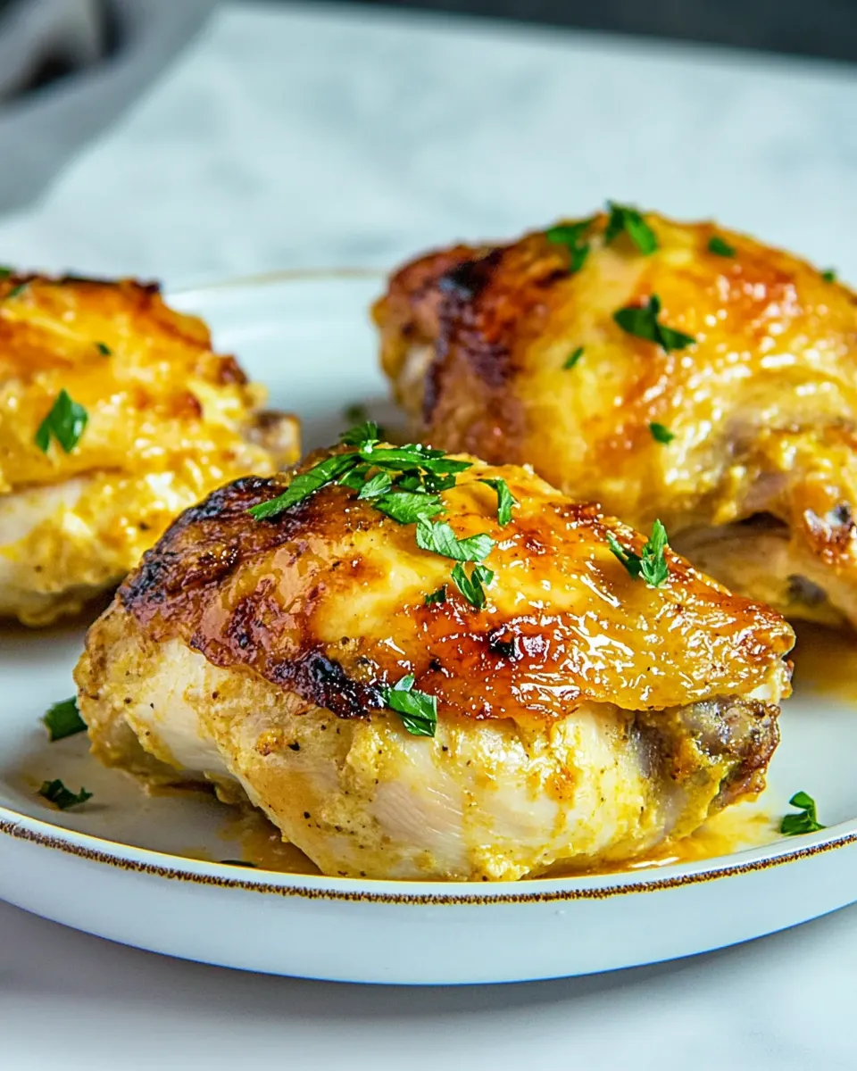 Delicious Air Fryer Ranch Chicken Thighs shot