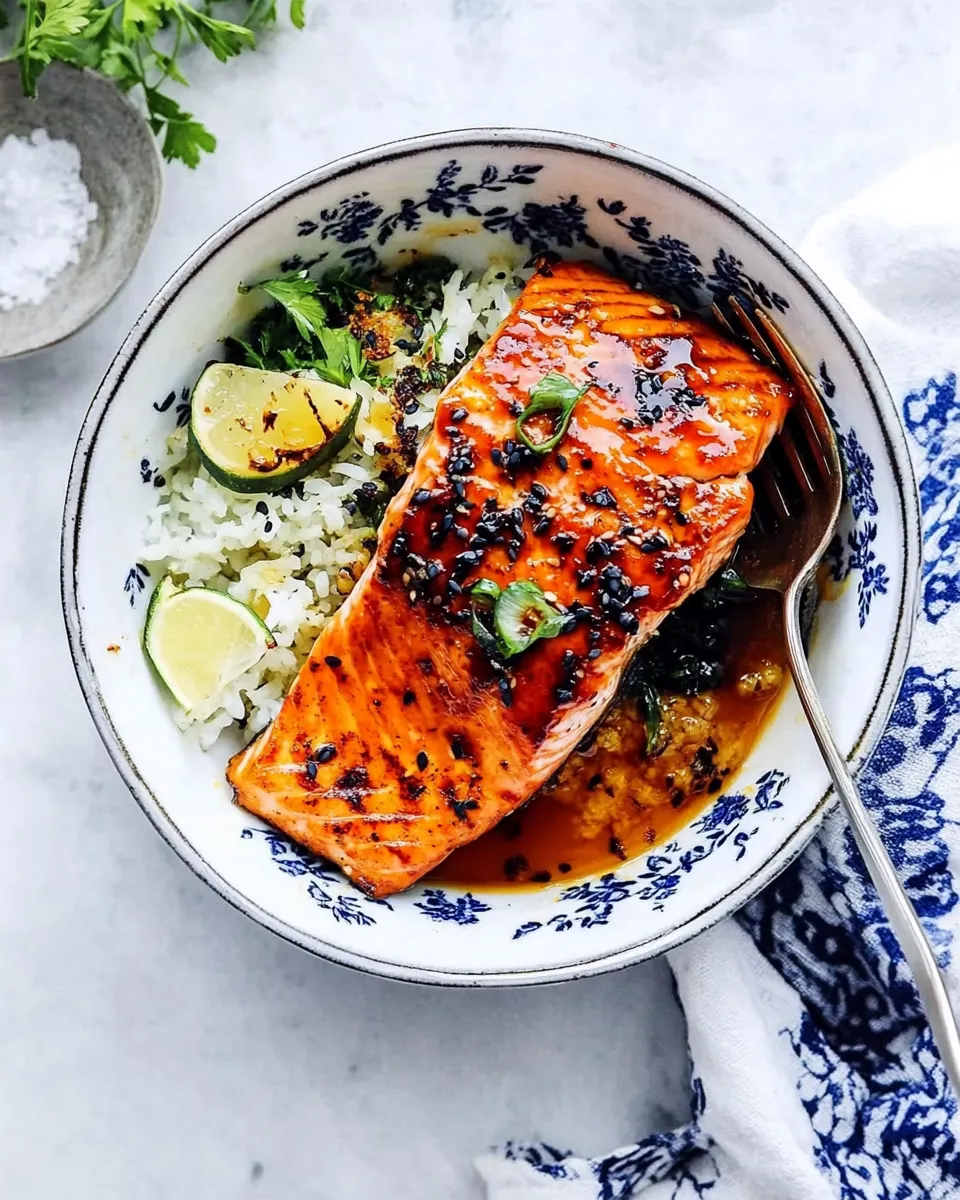 Delicious Air Fryer Salmon with Maple Soy image