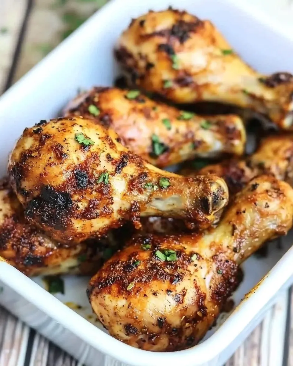 Delicious Air Fryer Spicy Chicken Drumsticks image