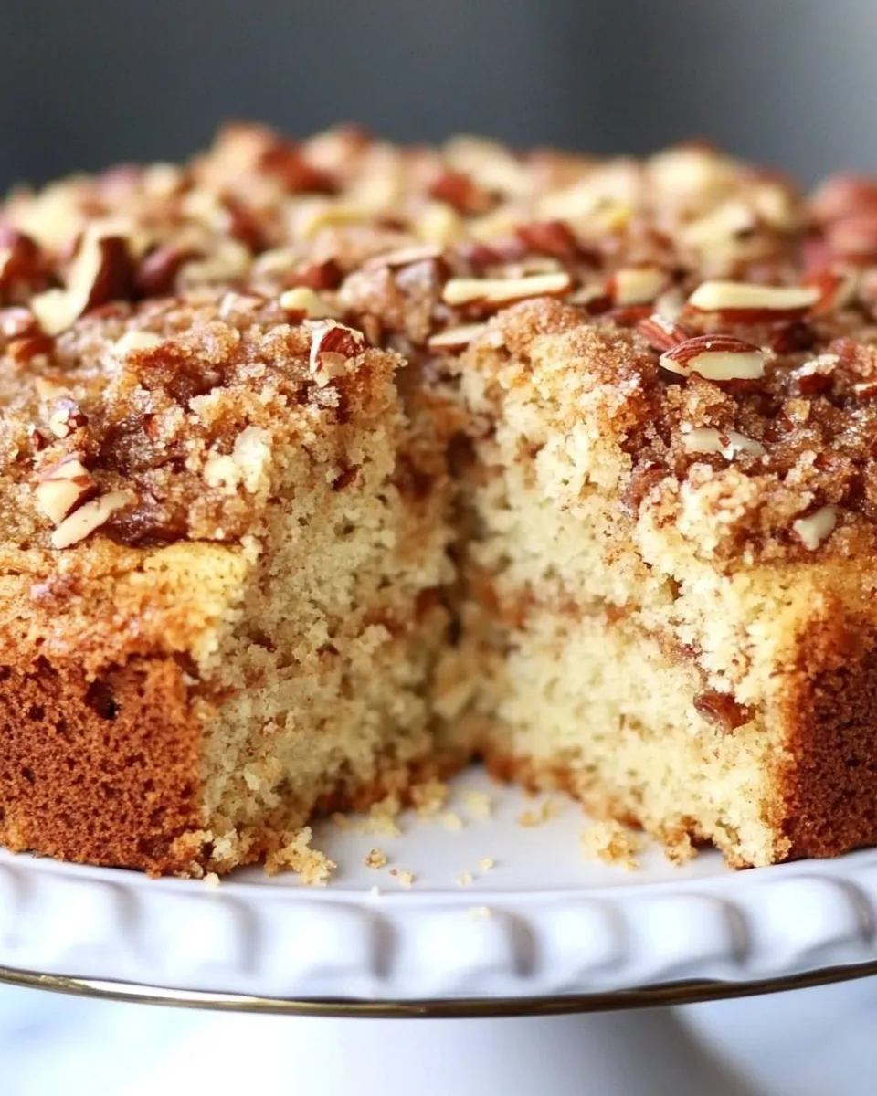 Homemade Almond Coffee Cake image