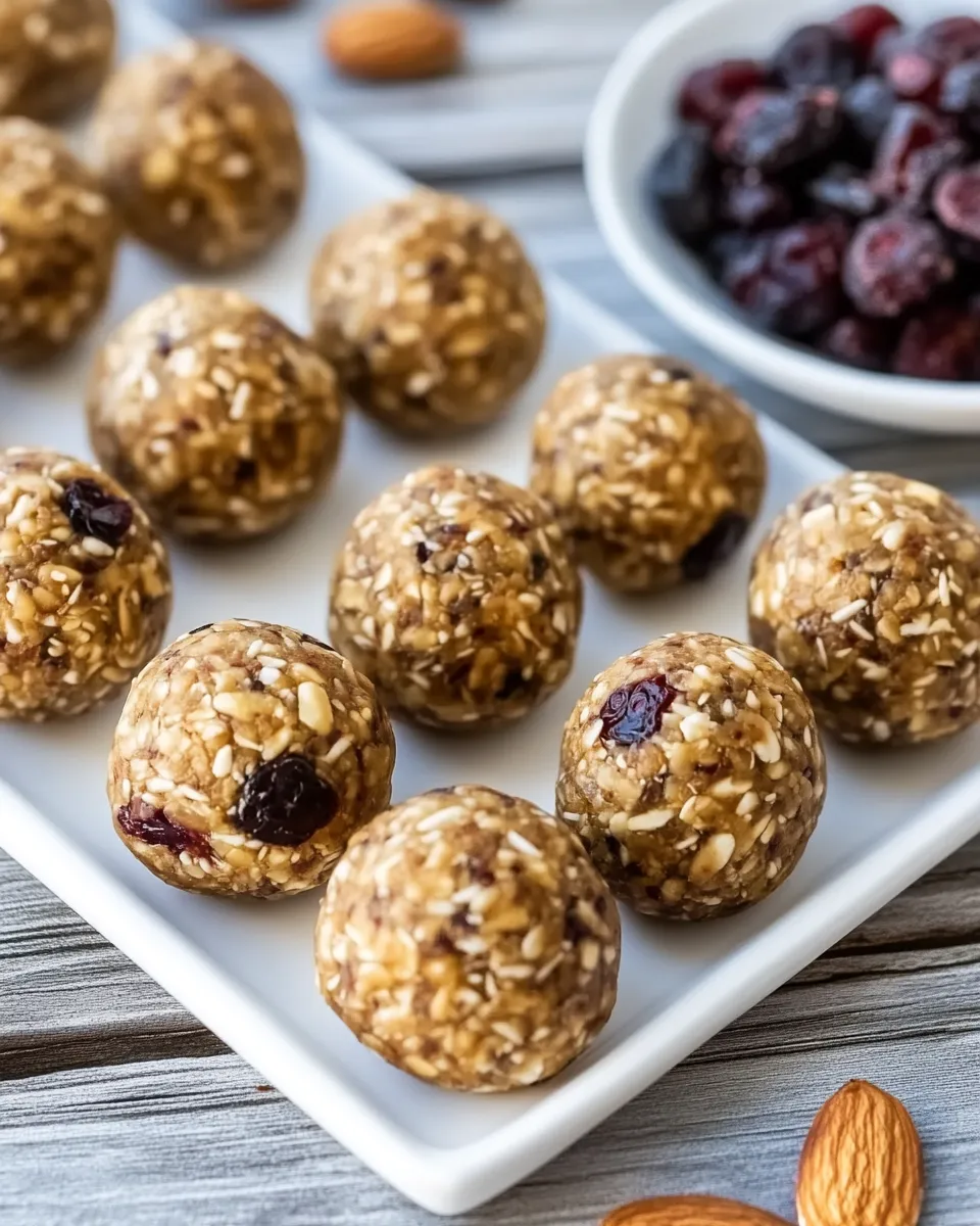 Quick Almond Energy Balls With Cranberry, Maple, And Vanilla picture