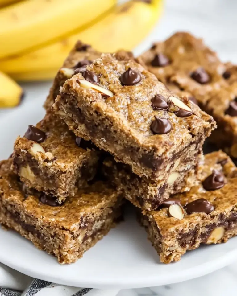 Homemade Almond Flour Banana Bars image