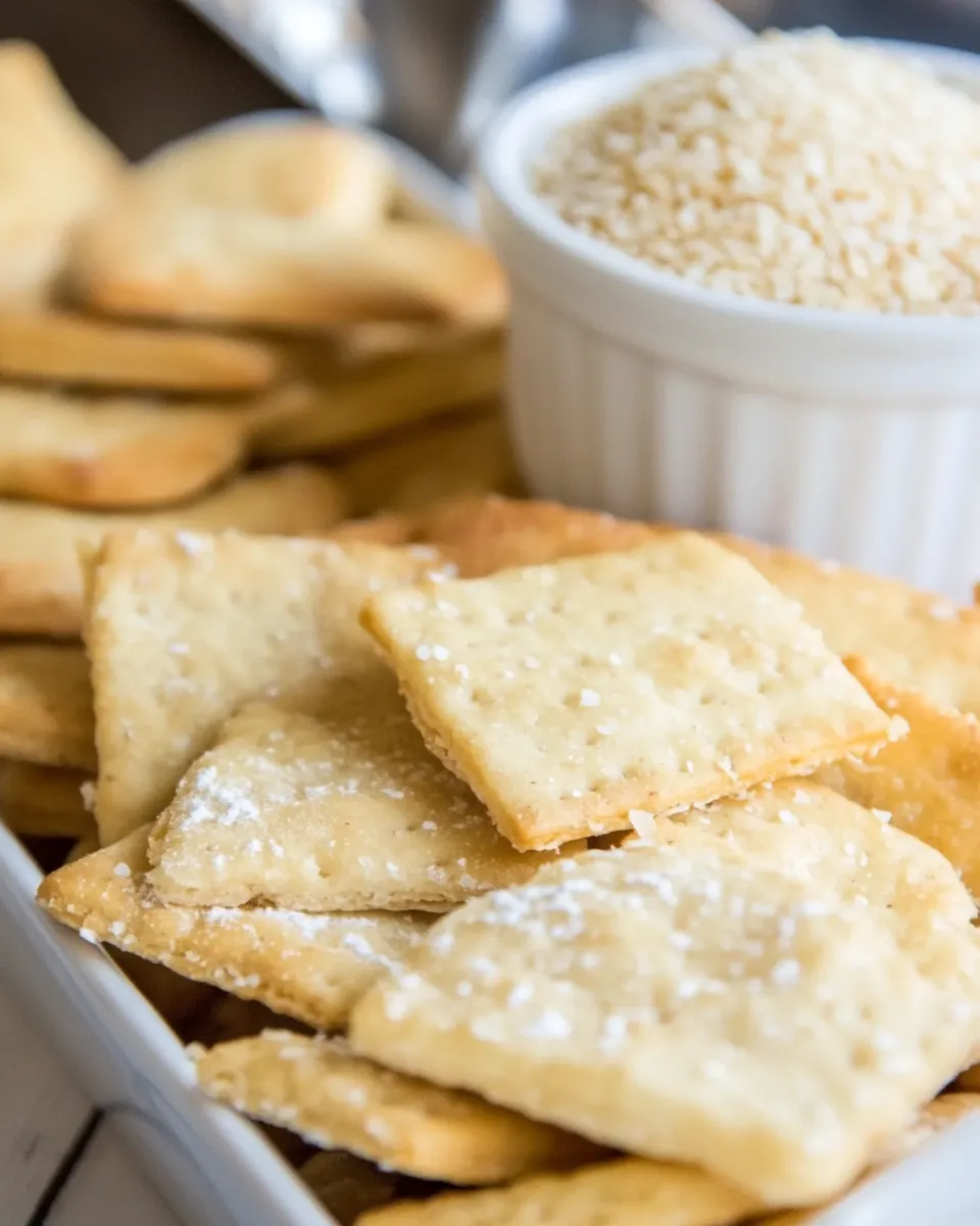 Easy Almond Flour Crackers picture