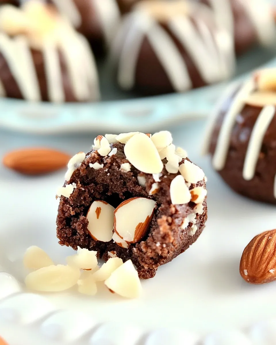 Classic Almond Joy Brownie Bites image