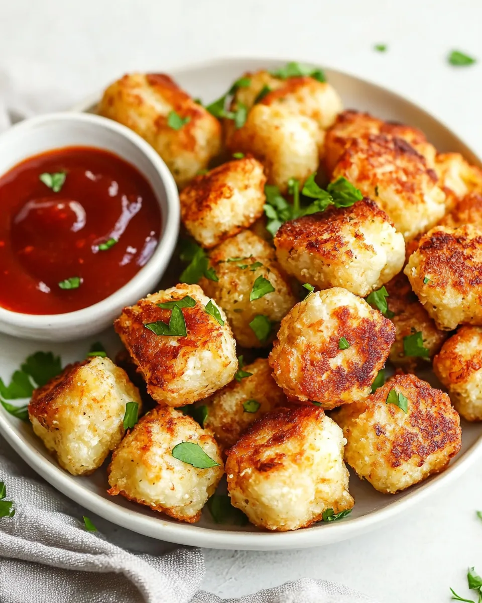 Classic Amazingly Delicious Cauliflower Tots image