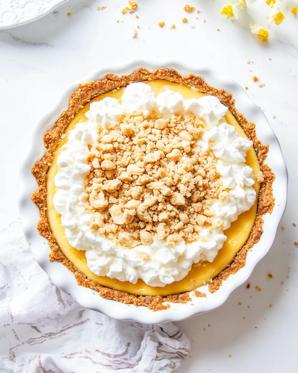 Delicious Amish Peanut Butter Pie shot