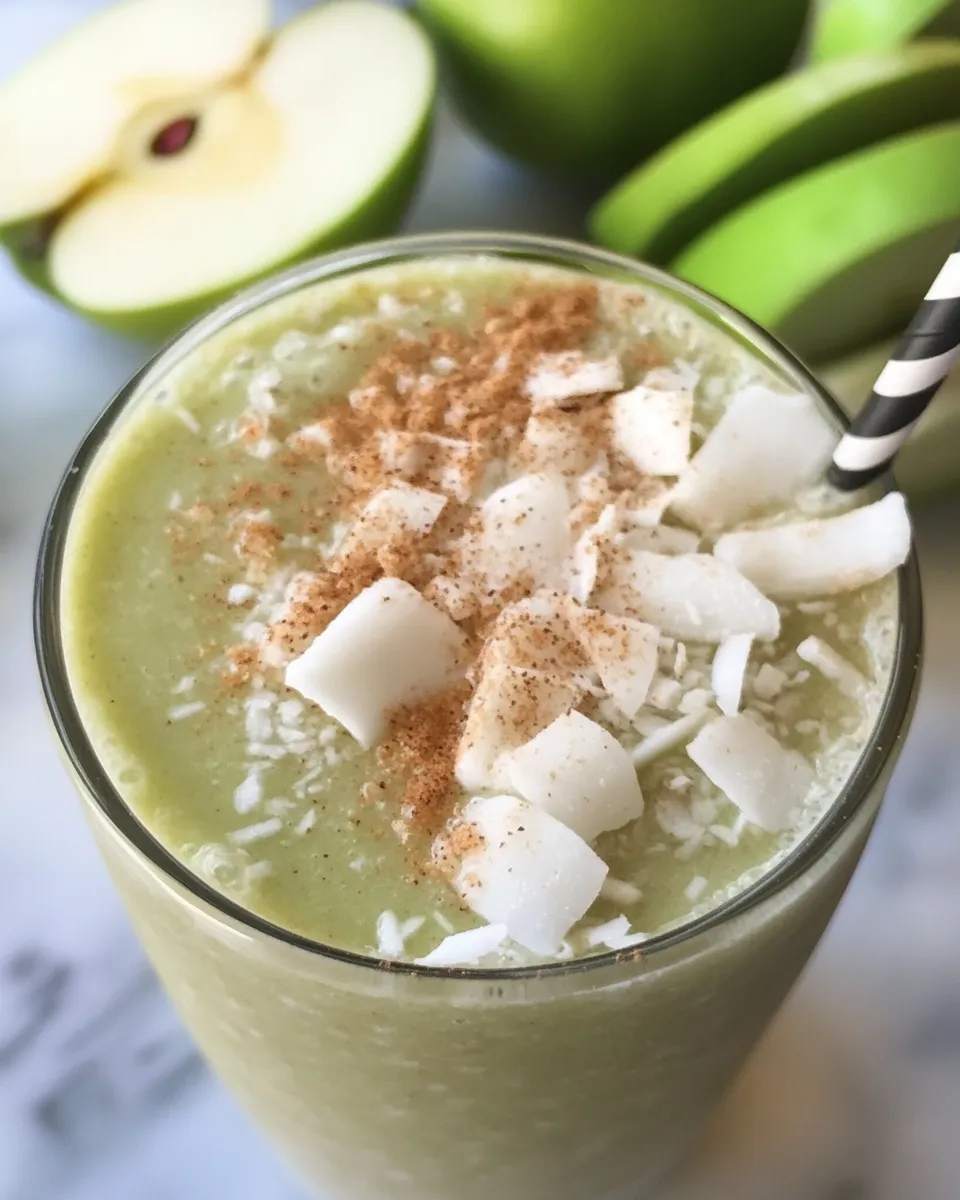 Easy Apple Cinnamon Coconut Smoothie picture