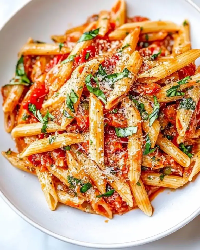 Homemade Arrabbiata Sauce with Penne recipe photo