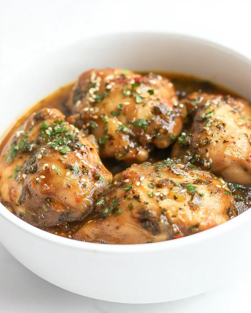 Delicious Asian-Inspired Instant Pot Chicken Thighs image