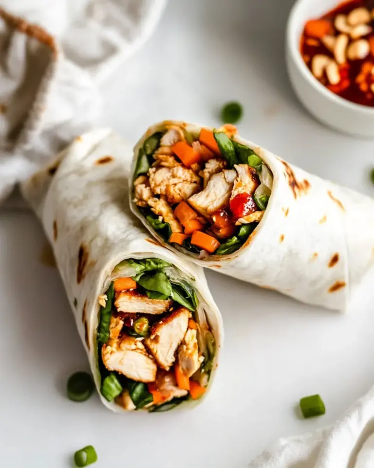 Delicious Asian Chicken Wraps photo