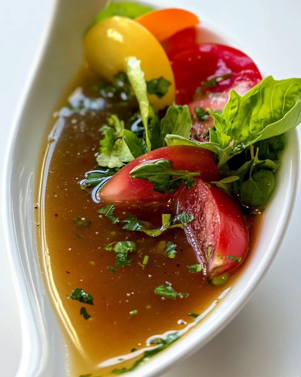 Delicious Asian Orange Vinaigrette With Ginger shot