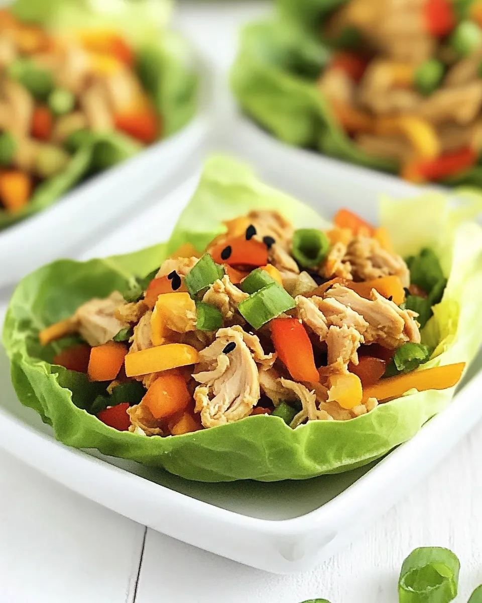 Delicious Asian Turkey Lettuce Wraps photo
