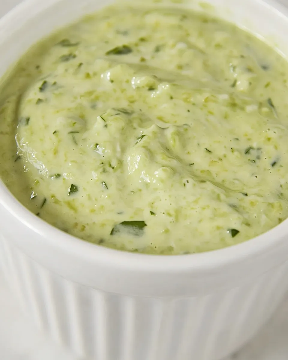 Healthy Avocado Greek Yogurt Ranch Dressing image