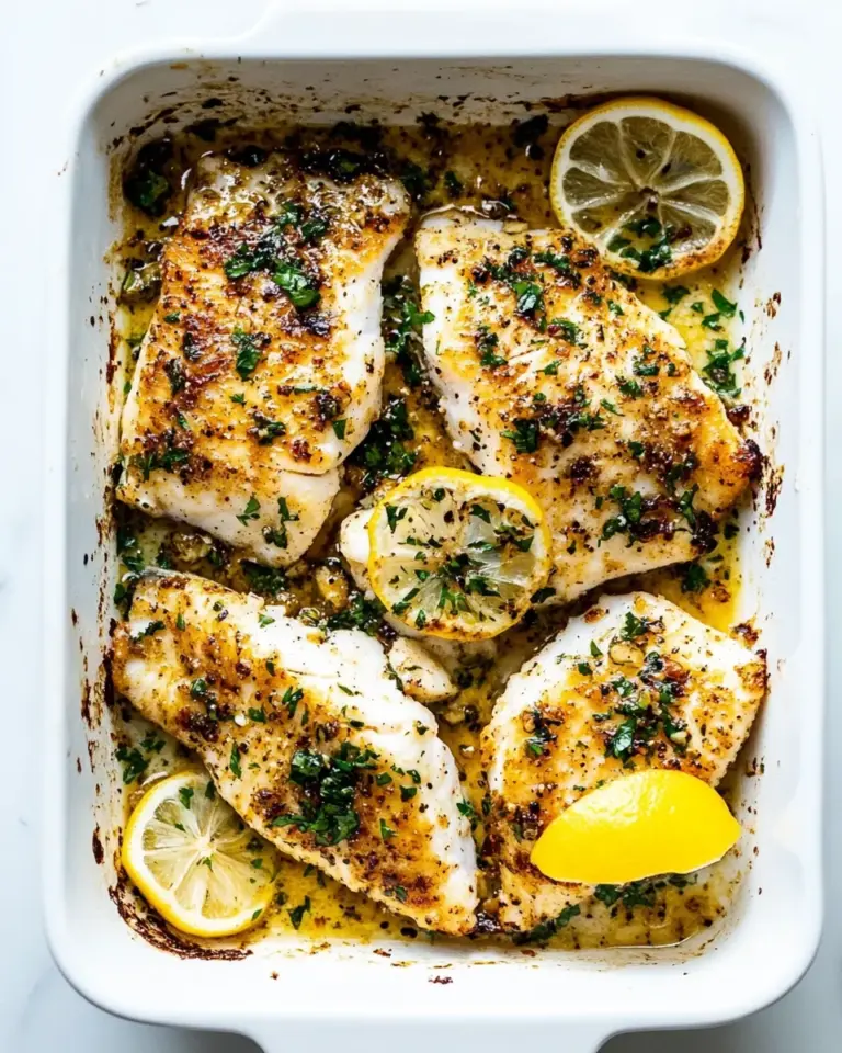 Homemade Baked Cajun Garlic Butter Cod photo
