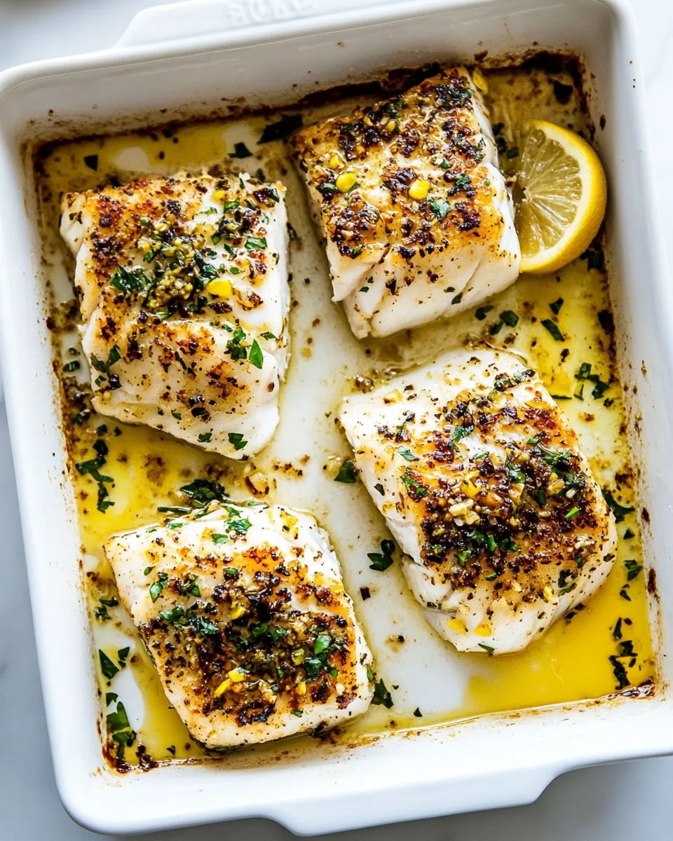 Easy Baked Cajun Garlic Butter Cod recipe image
