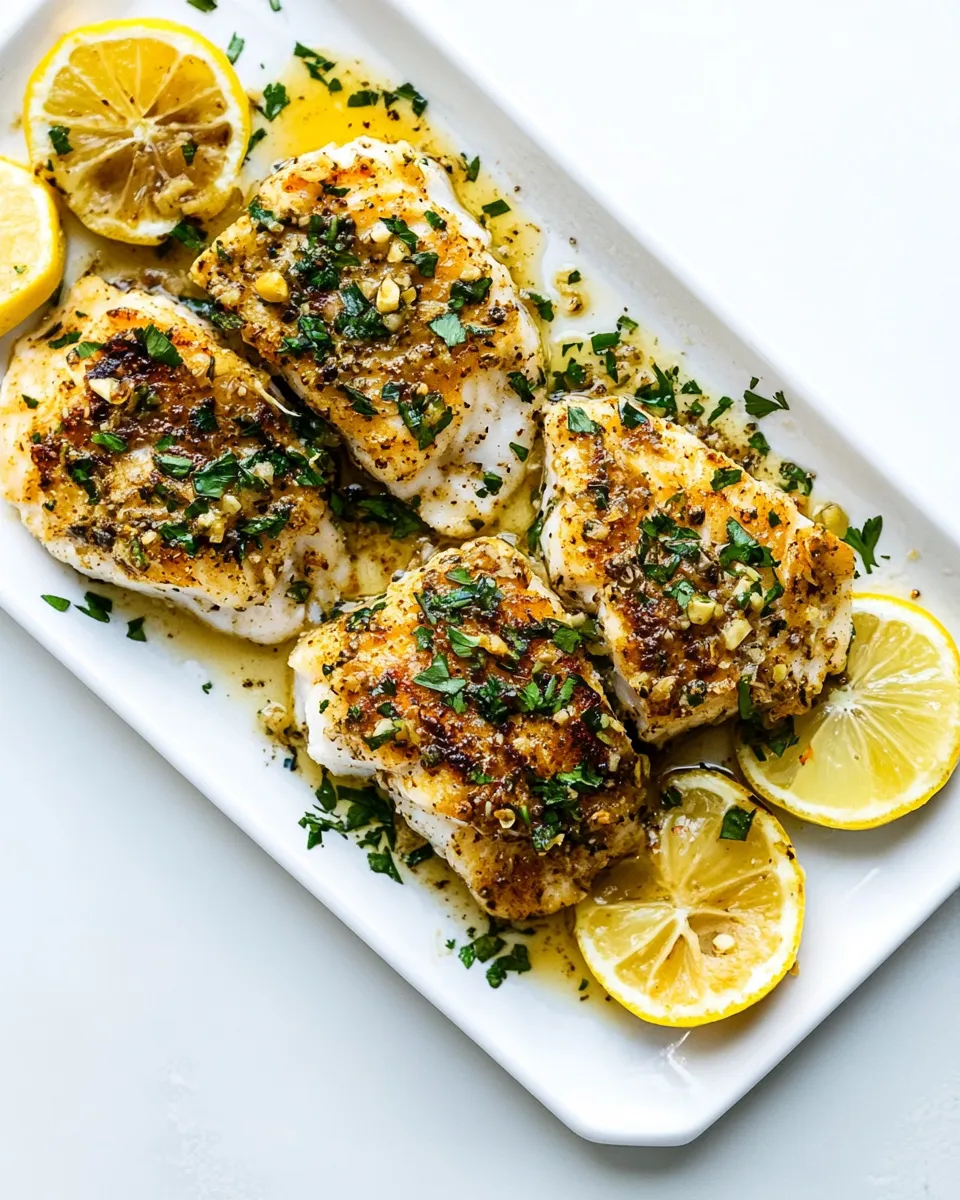 Delicious Baked Cajun Garlic Butter Cod shot