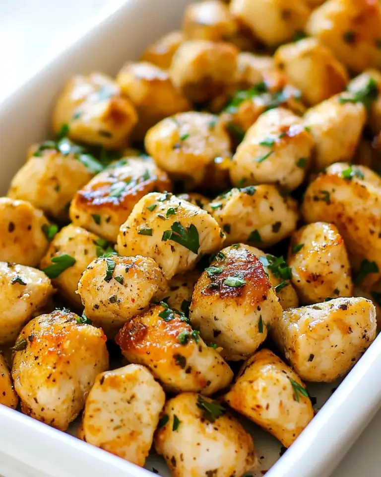 Homemade Baked Chicken Bites photo