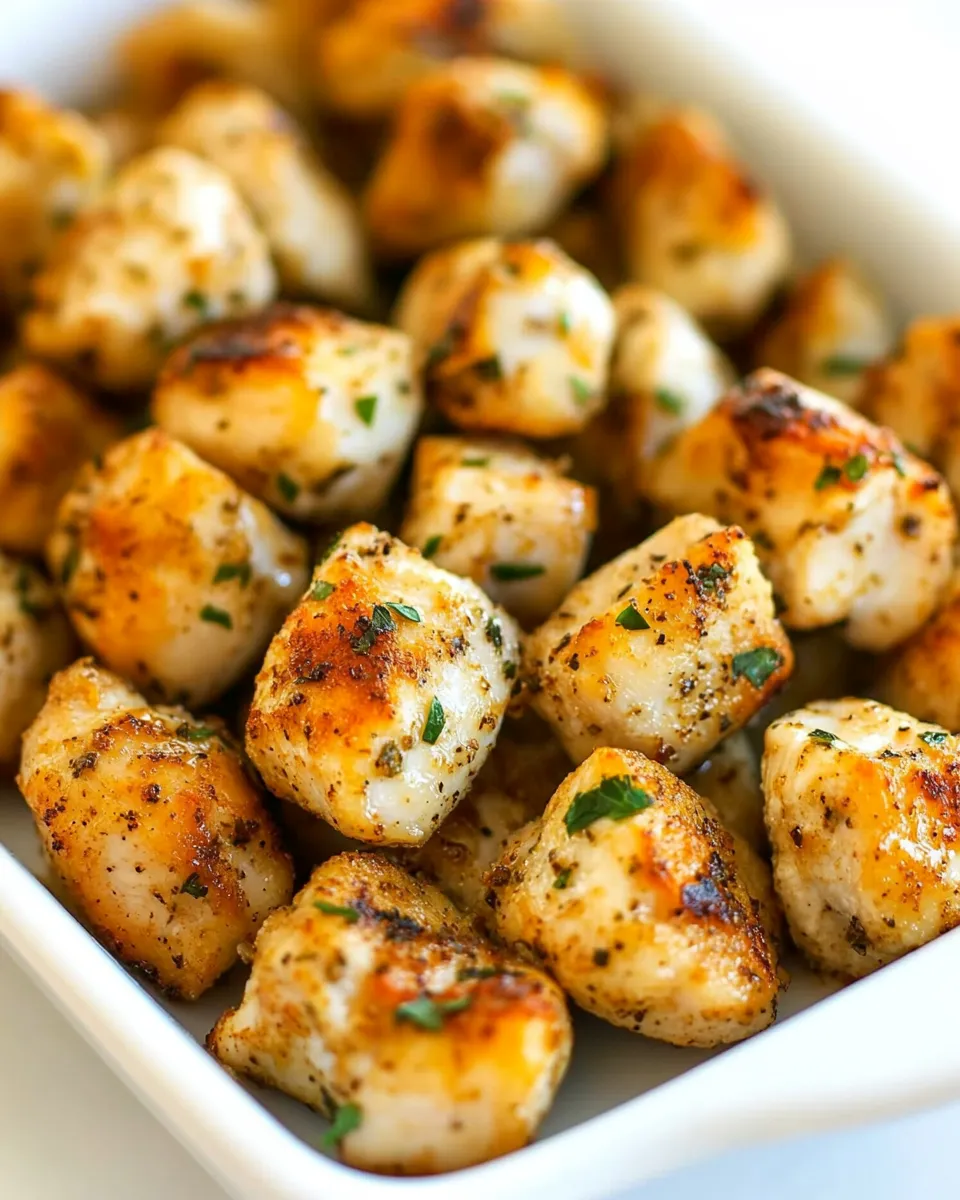 Classic Baked Chicken Bites image