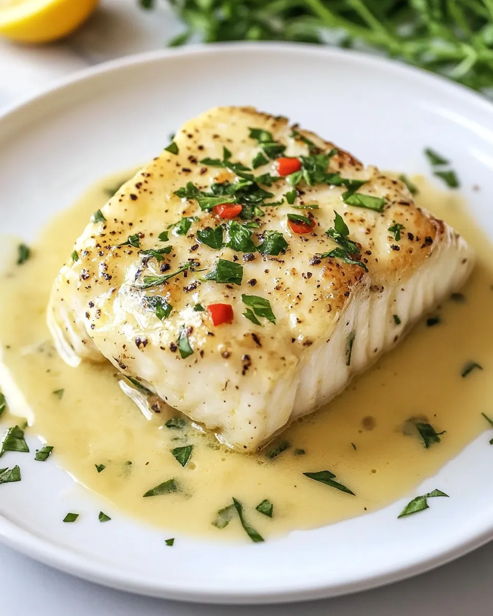 Delicious Baked Chilean Sea Bass shot