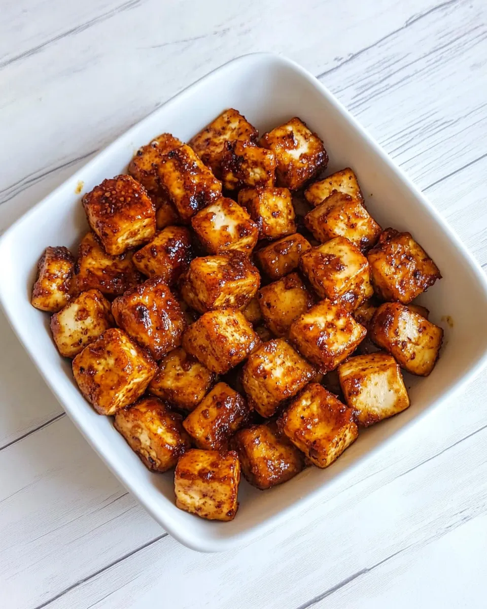 Classic Baked Chili Miso Tofu Bites image