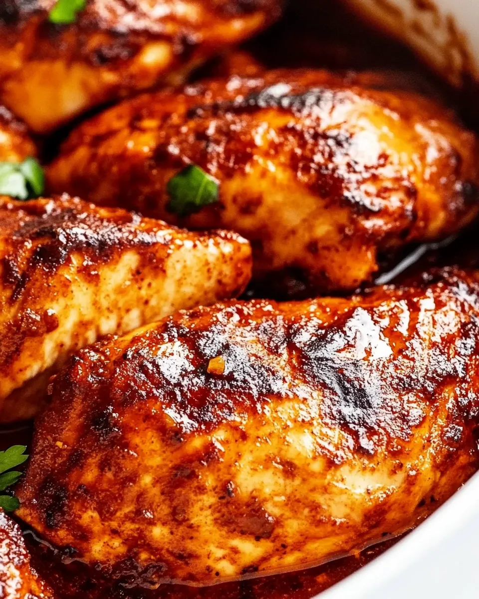 Delicious Baked Chipotle Chicken shot