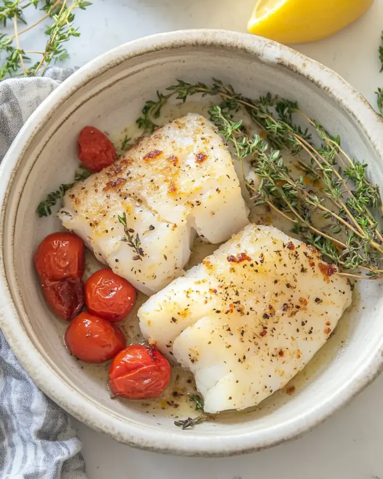 Homemade Baked Cod Recipe photo