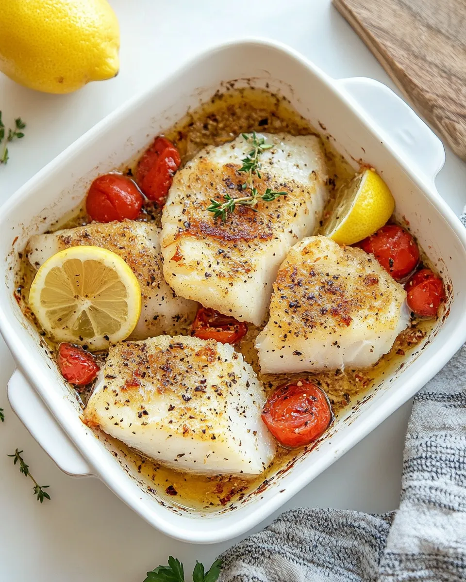 Classic Baked Cod Recipe image
