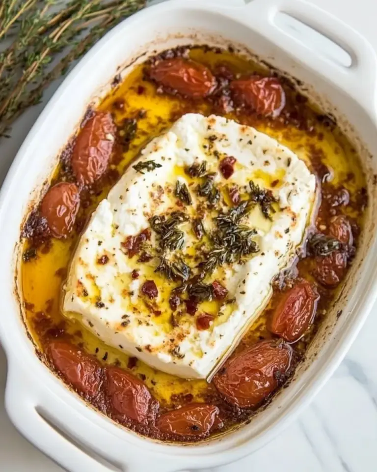 Homemade Baked Feta Cheese photo