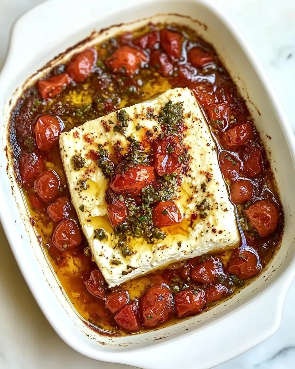 Classic Baked Feta Cheese image