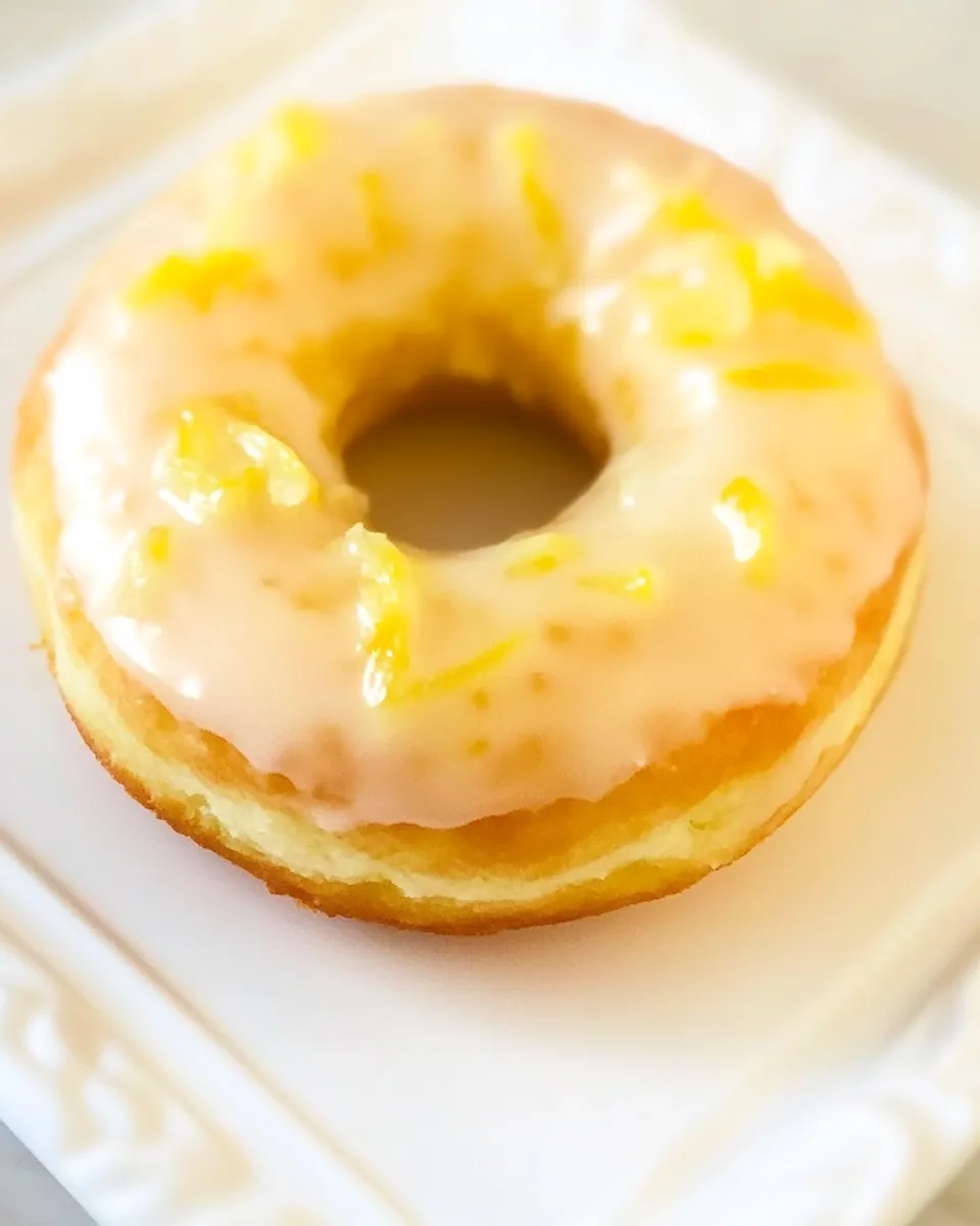 Easy Baked Lemon Donuts with Lemon Glaze picture