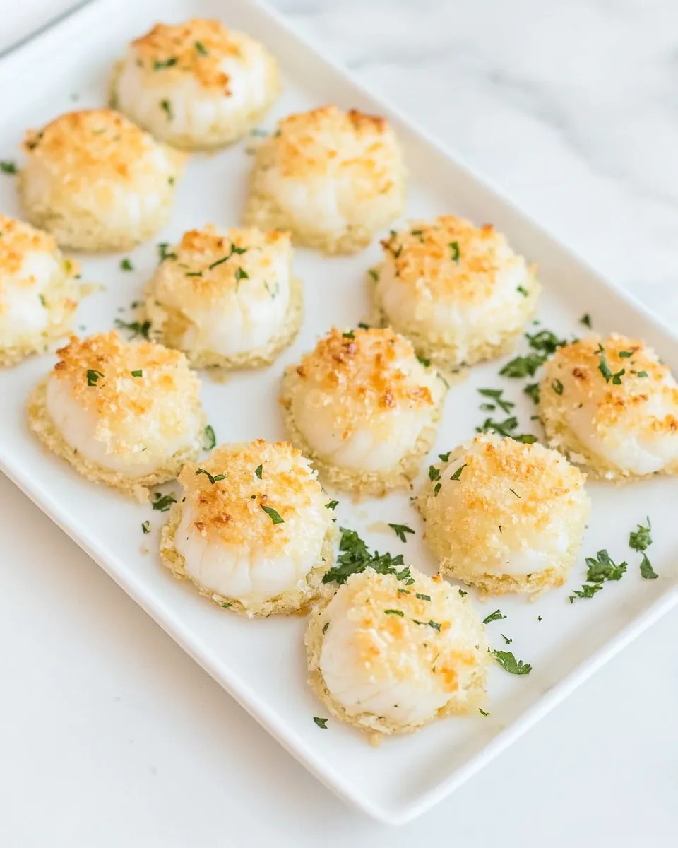 Homemade Baked Scallops with Ritz Crackers recipe photo