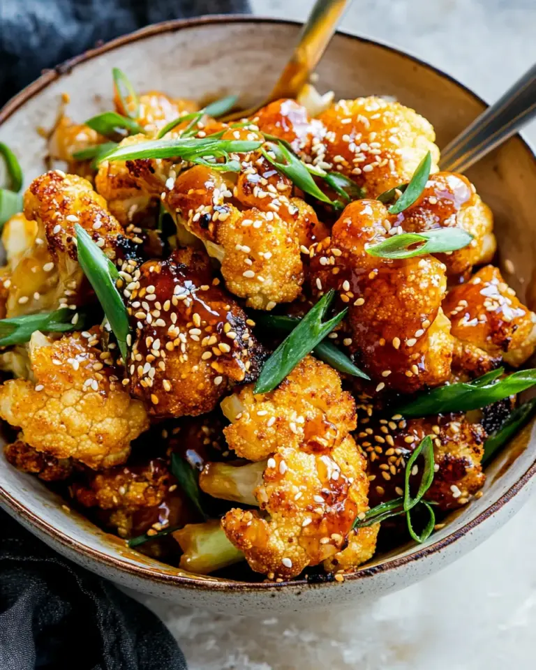 Best Baked Sesame Orange Cauliflower. picture