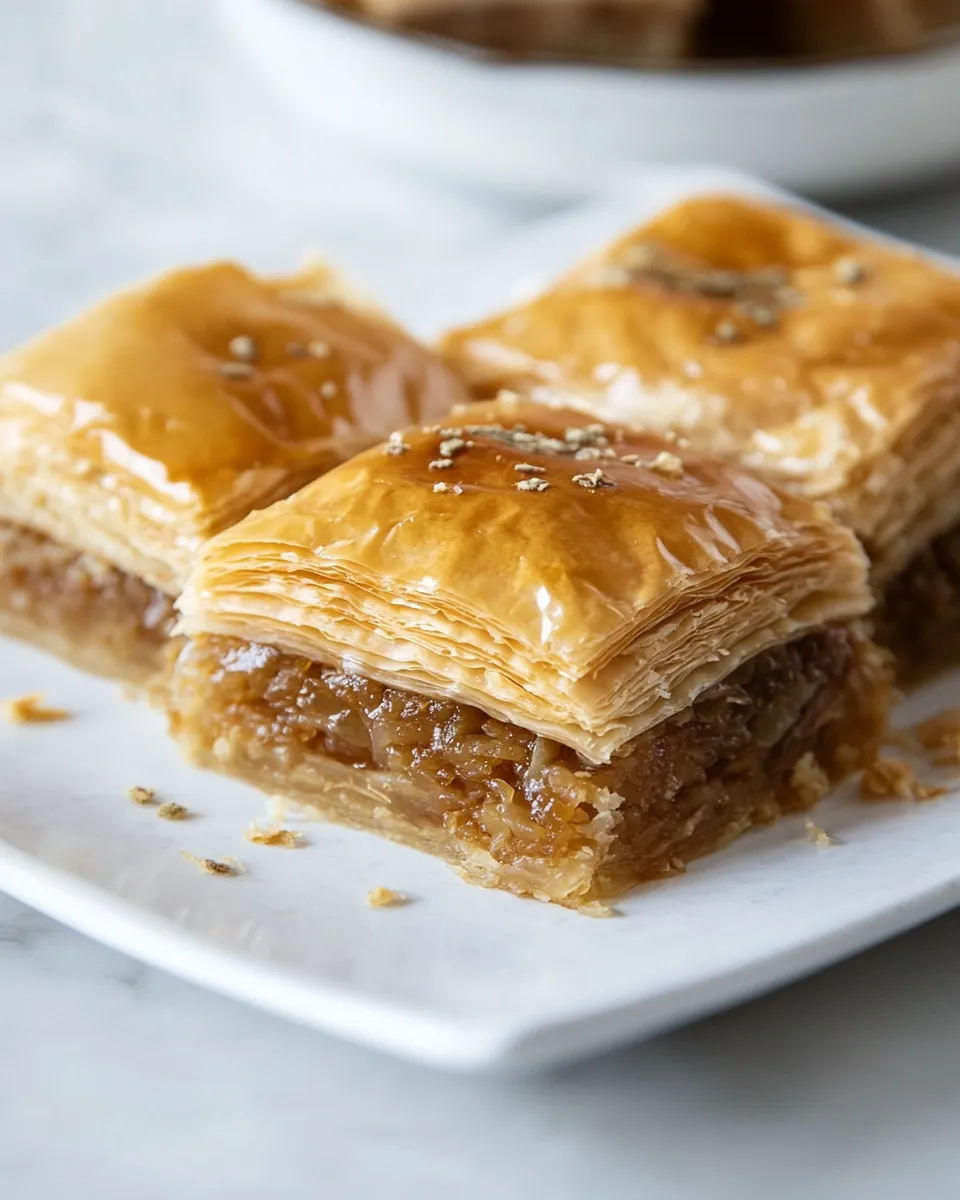 Delicious Baklava shot