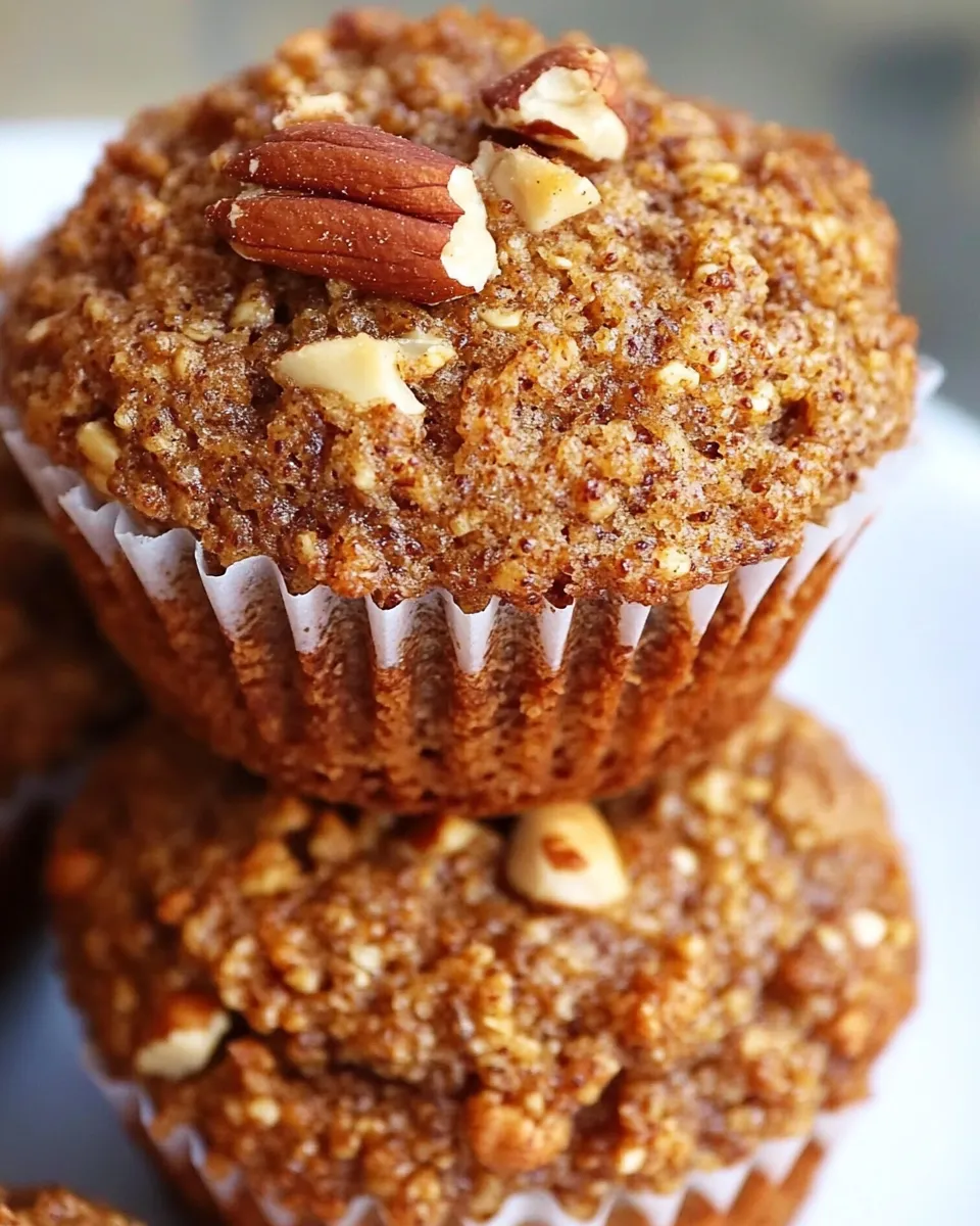 Delicious Banana-Walnut Bran Muffins shot