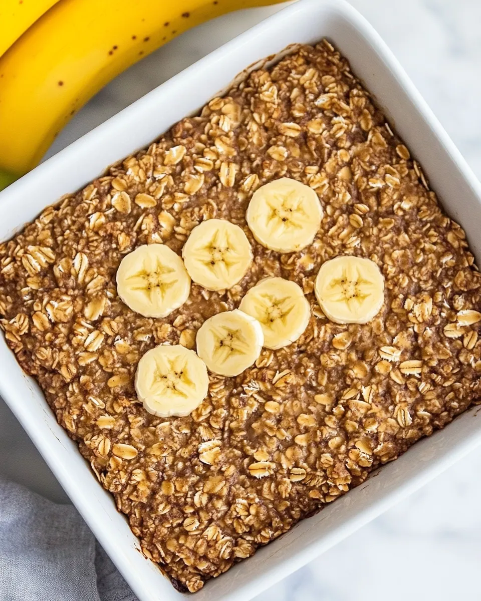 Easy Banana Baked Oatmeal picture