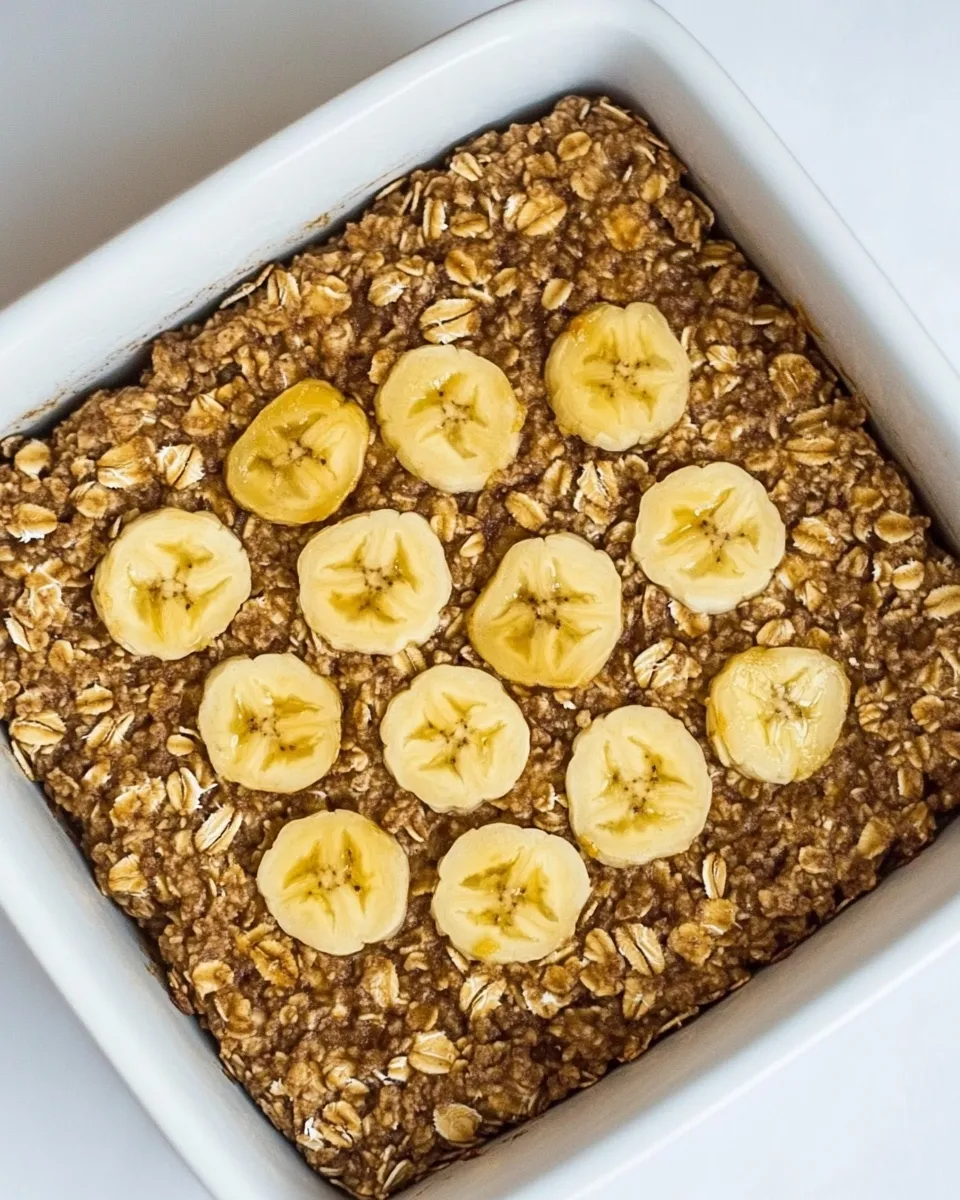 Best Banana Baked Oatmeal shot