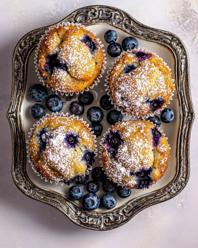 Homemade Banana Blueberry Muffins (Use Fresh or Frozen Blueberries!) photo