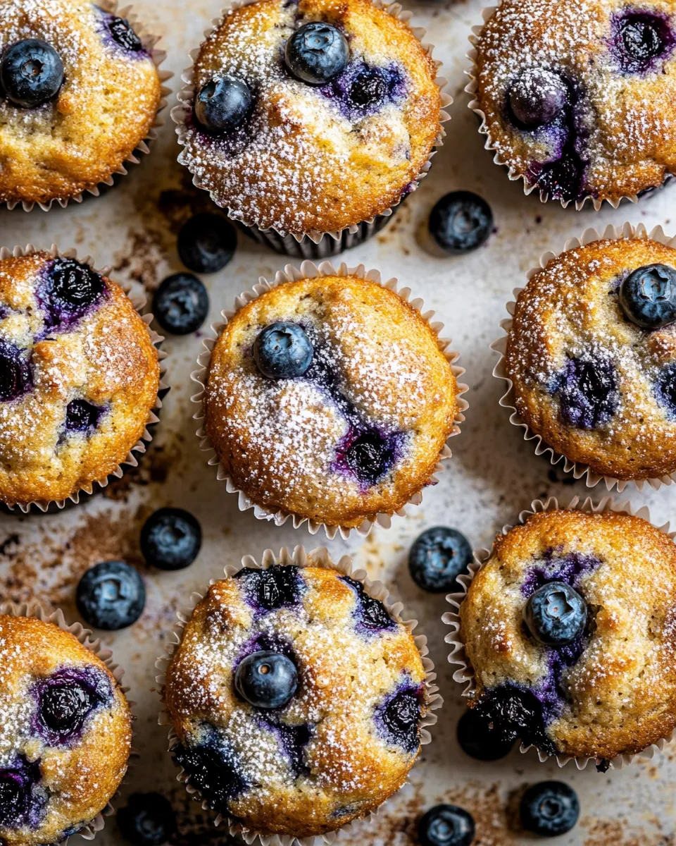 Delicious Banana Blueberry Muffins (Use Fresh or Frozen Blueberries!) shot